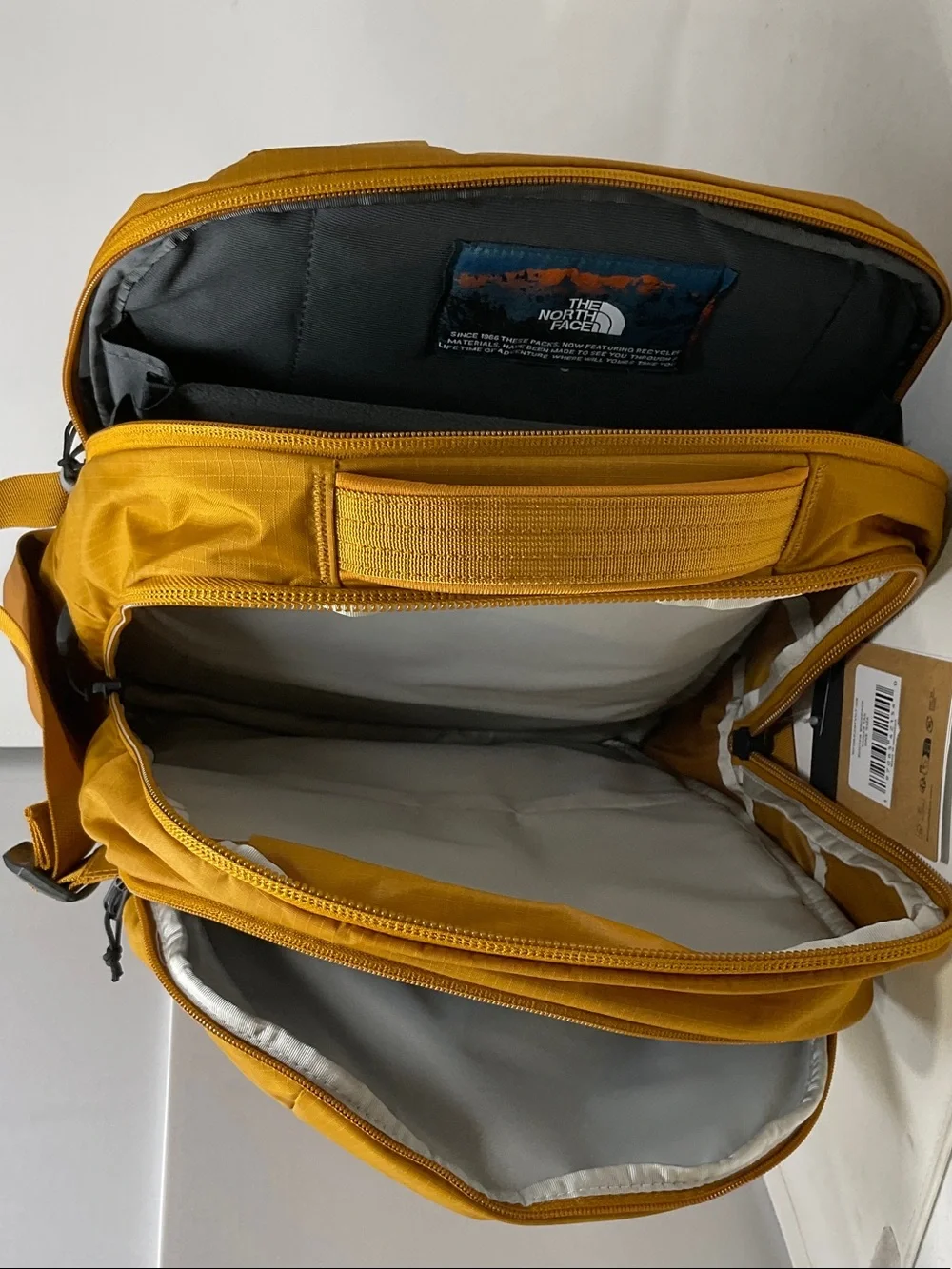 The North Face Men’s Timber Tan Backpack with Front Pocket